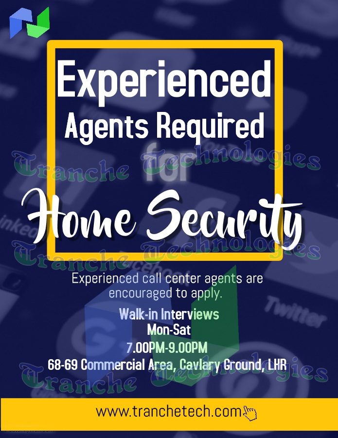 Experiences Call Center Agents for USA Home Security Campaign